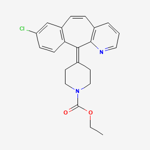 molecular formula C₂₂H₂₁ClN₂O₂ B1142742 Loratadine impurity I CAS No. 133330-56-0