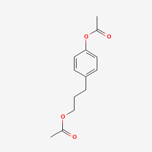 molecular formula C₁₃H₁₆O₄ B1142762 4-(3-Acetoxypropyl)phenol acetate CAS No. 25823-43-2