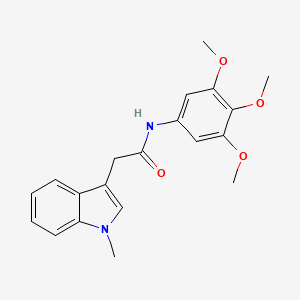 2-(1-methyl-1H-indol-3-yl)-N-(3,4,5-trimethoxyphenyl)acetamide