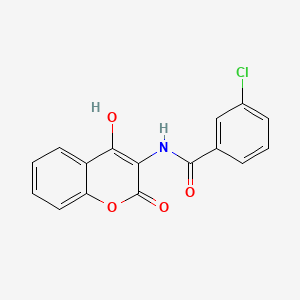 molecular formula C16H10ClNO4 B11428045 Anticancer agent 93 