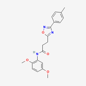 N-(2,5-dimethoxyphenyl)-3-[3-(4-methylphenyl)-1,2,4-oxadiazol-5-yl]propanamide