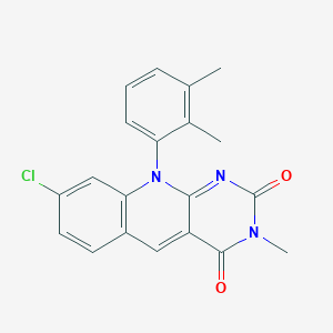 8-chloro-10-(2,3-dimethylphenyl)-3-methylpyrimido[4,5-b]quinoline-2,4(3H,10H)-dione