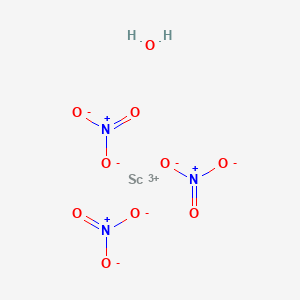 molecular formula H2N3O10Sc B1142847 硝酸钪(III)水合物 CAS No. 115906-70-2