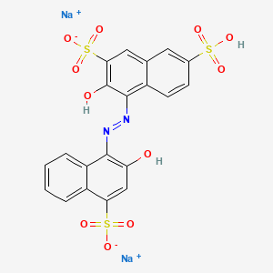 molecular formula C20H12N2Na2O11S3 B1142854 羟基萘酚蓝二钠盐 CAS No. 165660-27-5