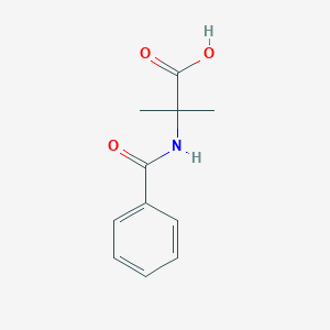 molecular formula C11H13NO3 B114286 N-benzoyl-2-methylalanine CAS No. 57224-51-8