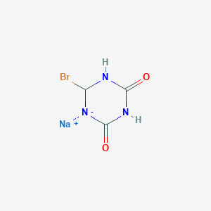molecular formula C3HBrN3NaO2 B1142885 N-Bromoisocyanuric acid monosodium salt CAS No. 164918-61-0