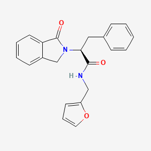 (S)-N-(furan-2-ylmethyl)-2-(1-oxoisoindolin-2-yl)-3-phenylpropanamide