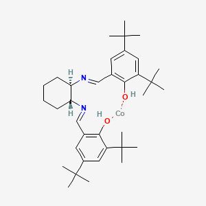 B1142900 (R,R)-N,N'-Bis(3,5-di-tert-butylsalicylidene)-1,2-cyclohexanediaminocobalt(II) CAS No. 176763-62-5