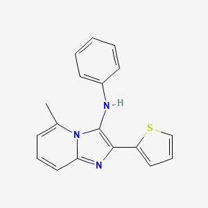 5-methyl-N-phenyl-2-(thiophen-2-yl)imidazo[1,2-a]pyridin-3-amine