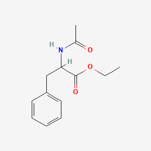 molecular formula C13H17NO3 B11429077 Ethyl 2-acetamido-3-phenylpropanoate CAS No. 4134-09-2