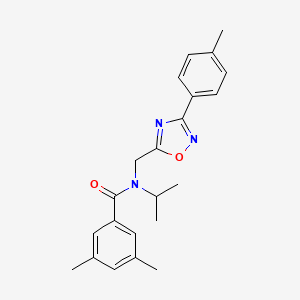 3,5-dimethyl-N-{[3-(4-methylphenyl)-1,2,4-oxadiazol-5-yl]methyl}-N-(propan-2-yl)benzamide