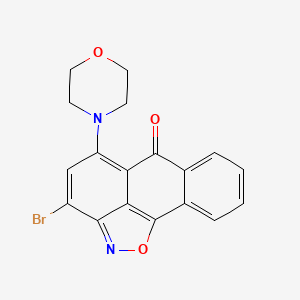 3-Bromo-5-morpholino-6H-anthra[1,9-CD]isoxazol-6-one