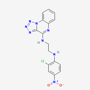 N-(2-chloro-4-nitrophenyl)-N'-(tetrazolo[1,5-a]quinoxalin-4-yl)ethane-1,2-diamine