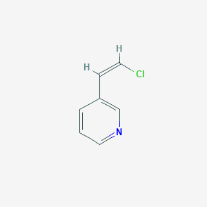 molecular formula C7H6ClN B1142947 3-[(Z)-2-Chlorovinyl]pyridine CAS No. 189350-73-0
