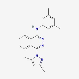 molecular formula C21H21N5 B11429531 N-(3,5-dimethylphenyl)-4-(3,5-dimethyl-1H-pyrazol-1-yl)phthalazin-1-amine 