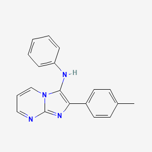 2-(4-methylphenyl)-N-phenylimidazo[1,2-a]pyrimidin-3-amine