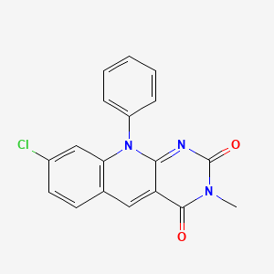 8-chloro-3-methyl-10-phenylpyrimido[4,5-b]quinoline-2,4(3H,10H)-dione