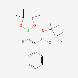 molecular formula C20H30B2O4 B1142965 (E)-α,β-苯乙烯二硼酸双(频哪醇)酯 CAS No. 173603-23-1