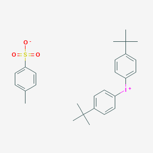 molecular formula C27H33IO3S B114297 Bis(4-tert-butylphenyl)iodonium p-toluenesulfonate CAS No. 142342-33-4