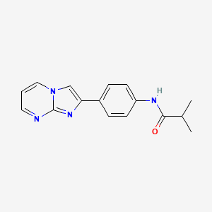 N-(4-(imidazo[1,2-a]pyrimidin-2-yl)phenyl)isobutyramide