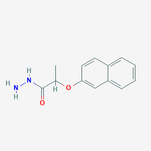 molecular formula C13H14N2O2 B114298 2-(2-Naphthyloxy)propanohydrazide CAS No. 143540-88-9