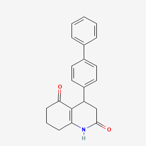 4-(biphenyl-4-yl)-4,6,7,8-tetrahydroquinoline-2,5(1H,3H)-dione