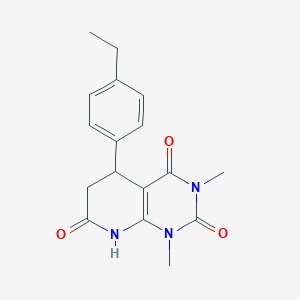 5-(4-ethylphenyl)-1,3-dimethyl-5,8-dihydropyrido[2,3-d]pyrimidine-2,4,7(1H,3H,6H)-trione