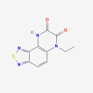 6-ethyl-8-hydroxy[1,2,5]thiadiazolo[3,4-f]quinoxalin-7(6H)-one