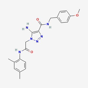 5-amino-1-{2-[(2,4-dimethylphenyl)amino]-2-oxoethyl}-N-(4-methoxybenzyl)-1H-1,2,3-triazole-4-carboxamide