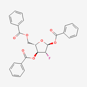 molecular formula C26H21FO7 B1143017 1,3,5-三-O-苯甲酰-2-脱氧-2-氟-α-L-阿拉伯呋喃糖 CAS No. 171721-00-9