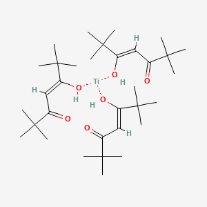 molecular formula C33H57O6Ti B1143031 三(2,2,6,6-四甲基-3,5-庚二酮)钛(III) CAS No. 181418-64-4