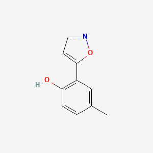 molecular formula C10H9NO2 B1143055 2-(5-Isoxazolyl)-4-methylphenol CAS No. 164171-56-6