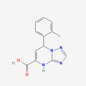 7-(2-Methylphenyl)-4,7-dihydro[1,2,4]triazolo[1,5-a]pyrimidine-5-carboxylic acid