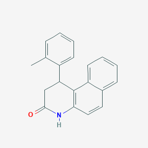 1-(2-methylphenyl)-1,4-dihydrobenzo[f]quinolin-3(2H)-one