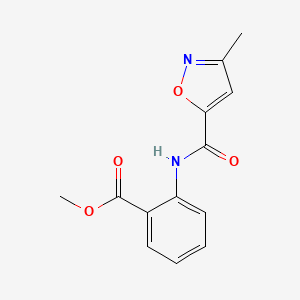 Methyl 2-{[(3-methylisoxazol-5-yl)carbonyl]amino}benzoate