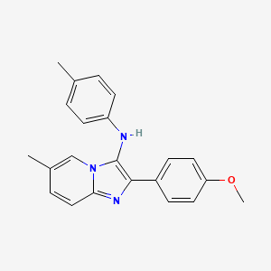 2-(4-methoxyphenyl)-6-methyl-N-(4-methylphenyl)imidazo[1,2-a]pyridin-3-amine