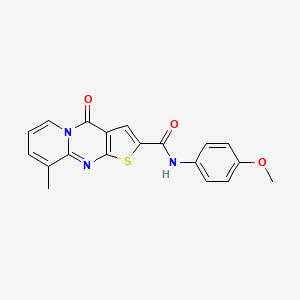 N-(4-methoxyphenyl)-9-methyl-4-oxo-4H-pyrido[1,2-a]thieno[2,3-d]pyrimidine-2-carboxamide