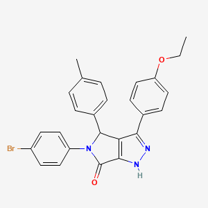 5-(4-bromophenyl)-3-(4-ethoxyphenyl)-4-(4-methylphenyl)-4,5-dihydropyrrolo[3,4-c]pyrazol-6(1H)-one