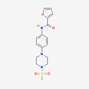 N-{4-[4-(methylsulfonyl)piperazin-1-yl]phenyl}furan-2-carboxamide