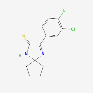 3-(3,4-Dichlorophenyl)-1,4-diazaspiro[4.4]non-3-ene-2-thione