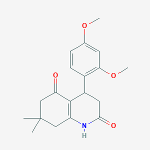 4-(2,4-dimethoxyphenyl)-7,7-dimethyl-4,6,7,8-tetrahydroquinoline-2,5(1H,3H)-dione