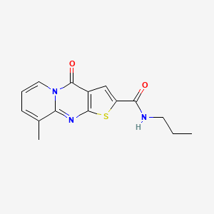 9-methyl-4-oxo-N-propyl-4H-pyrido[1,2-a]thieno[2,3-d]pyrimidine-2-carboxamide