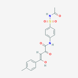 molecular formula C19H18N2O6S B11430835 (2Z)-N-[4-(acetylsulfamoyl)phenyl]-2-hydroxy-4-(4-methylphenyl)-4-oxobut-2-enamide 