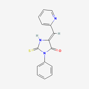 (Z)-3-Phenyl-5-(pyridin-2-ylmethylene)-2-thioxoimidazolidin-4-one