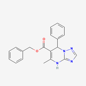 Benzyl 5-methyl-7-phenyl-4,7-dihydro[1,2,4]triazolo[1,5-a]pyrimidine-6-carboxylate