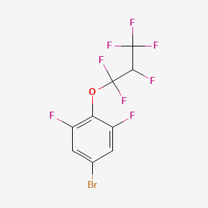 molecular formula C9H3BrF8O B1143091 5-溴-1,3-二氟-2-(1,1,2,3,3,3-六氟丙氧基)苯 CAS No. 161045-77-8