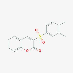 3-[(3,4-dimethylphenyl)sulfonyl]-2H-chromen-2-one