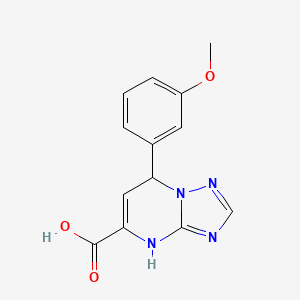 7-(3-Methoxyphenyl)-4,7-dihydro[1,2,4]triazolo[1,5-a]pyrimidine-5-carboxylic acid