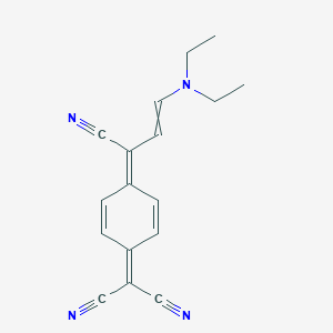 molecular formula C17H16N4 B1143102 4-[1-氰基-3-(二乙基亚氨基)-1-丙烯基]苯基二氰基甲烷化物 CAS No. 174280-29-6