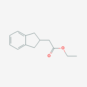 B114312 Ethyl 2-(2,3-dihydro-1H-inden-2-yl)acetate CAS No. 143356-09-6
